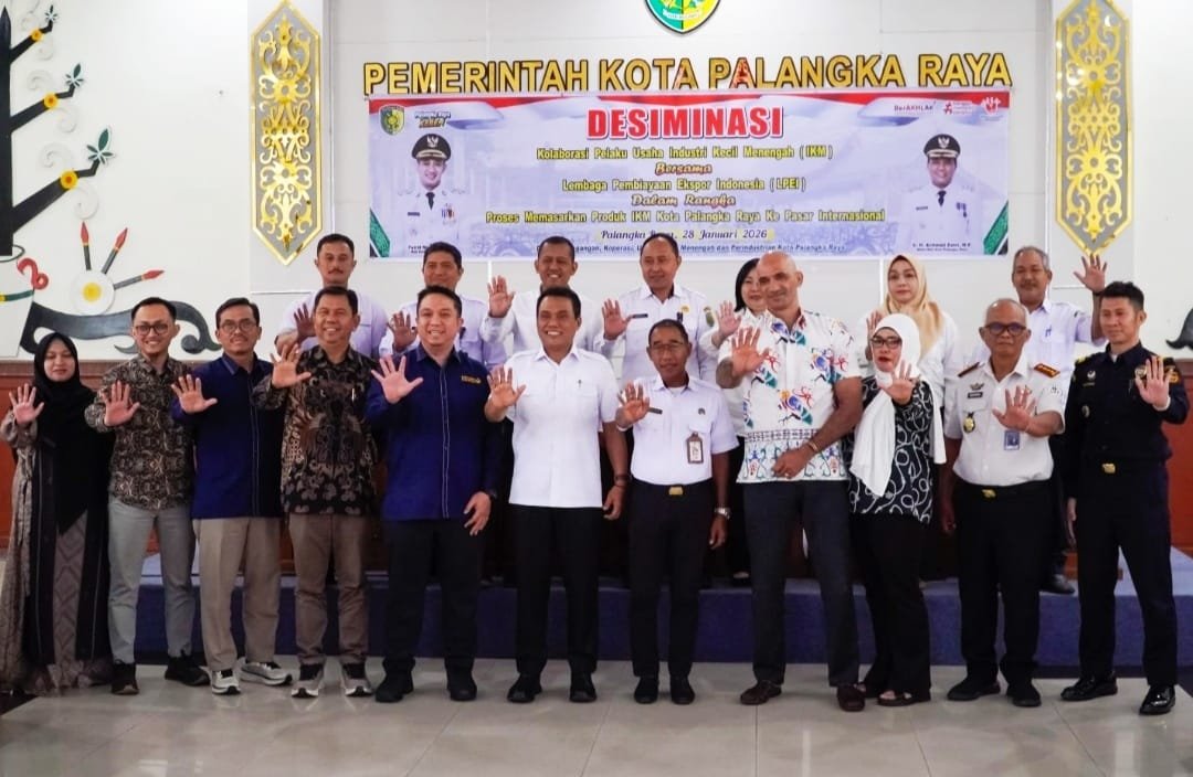 Dorong IKM Naik Kelas, LPEI Perluas Akses Ekspor Pelaku Usaha Palangka Raya