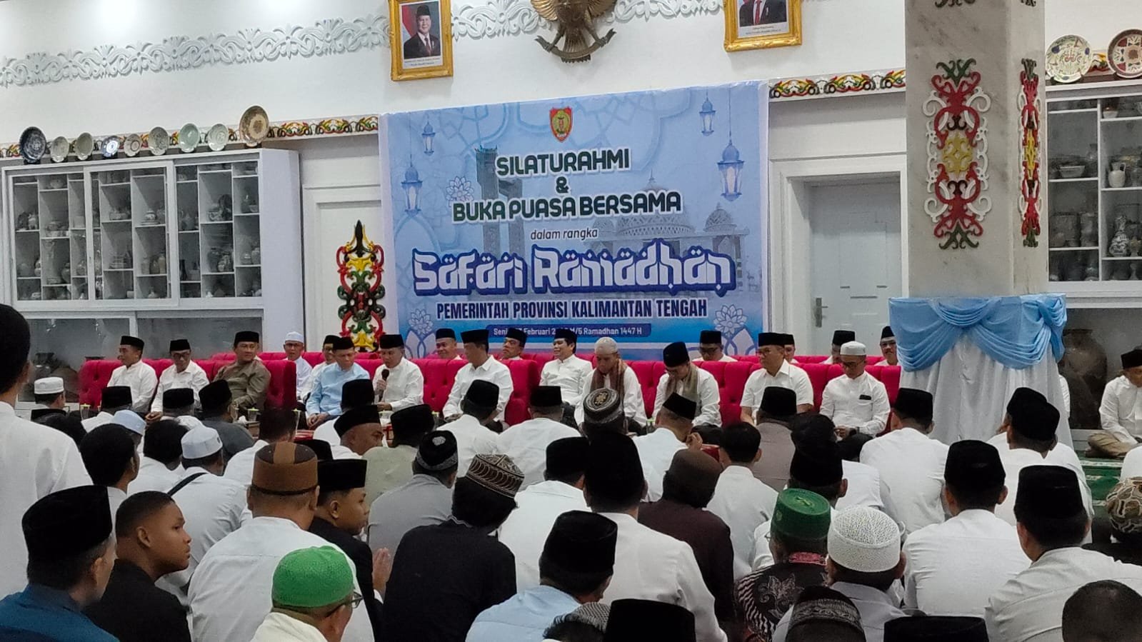 Safari Ramadan di Istana Isen Mulang, Gubernur Agustiar Ajak Perkuat Solidaritas dan Kawal KHBS