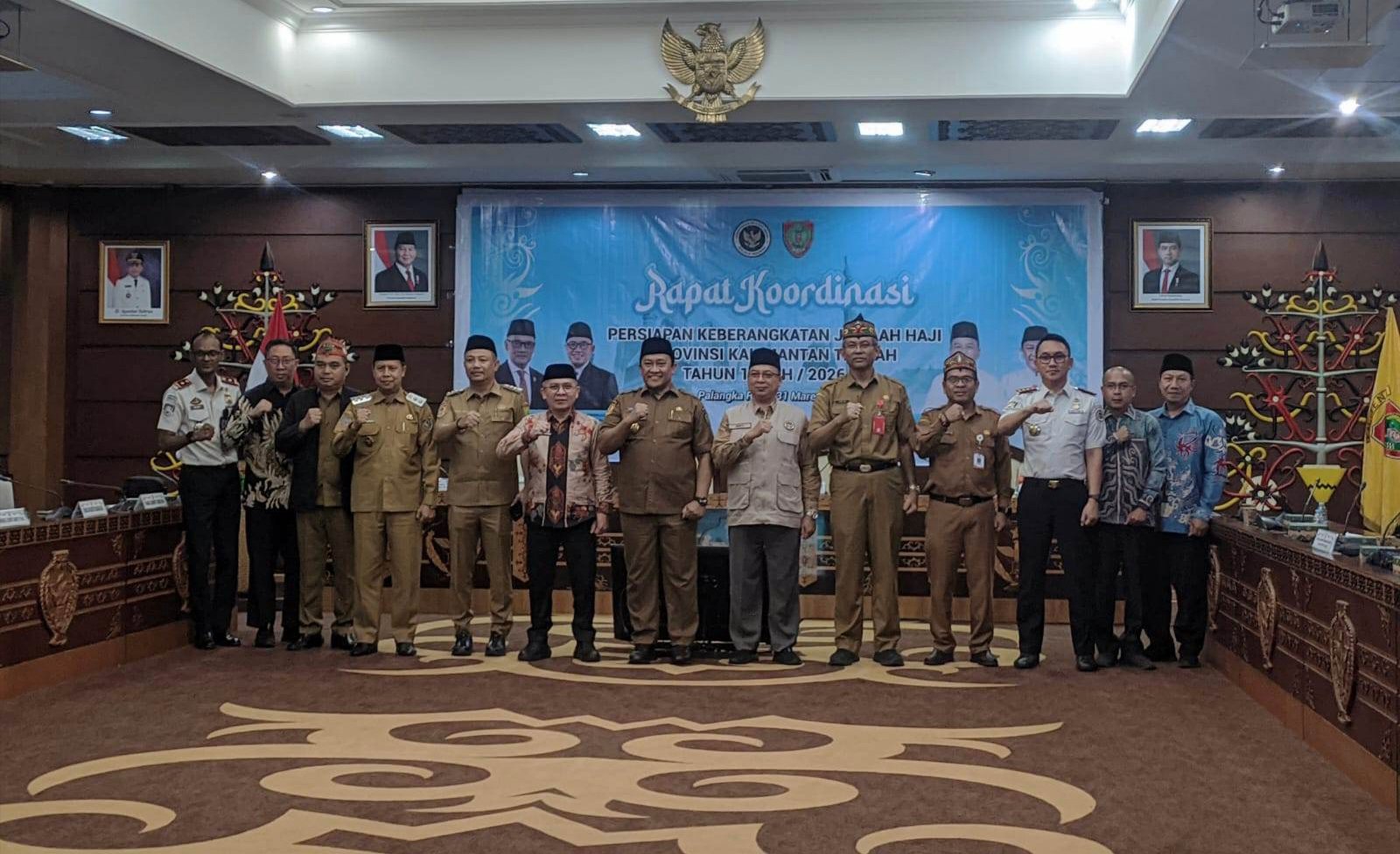 Rakor Haji 2026, Wagub Kalteng Tekankan Layanan Maksimal untuk Jamaah