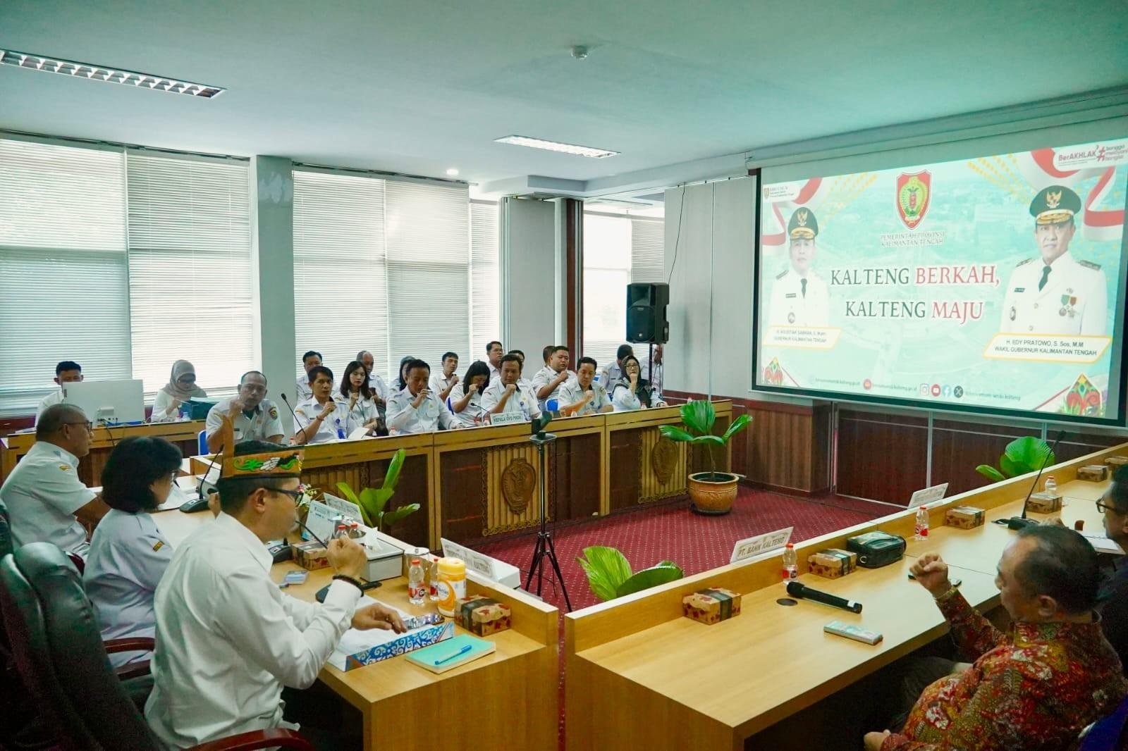 Pemprov Kalteng Matangkan Persiapan Evaluasi Stranas PK