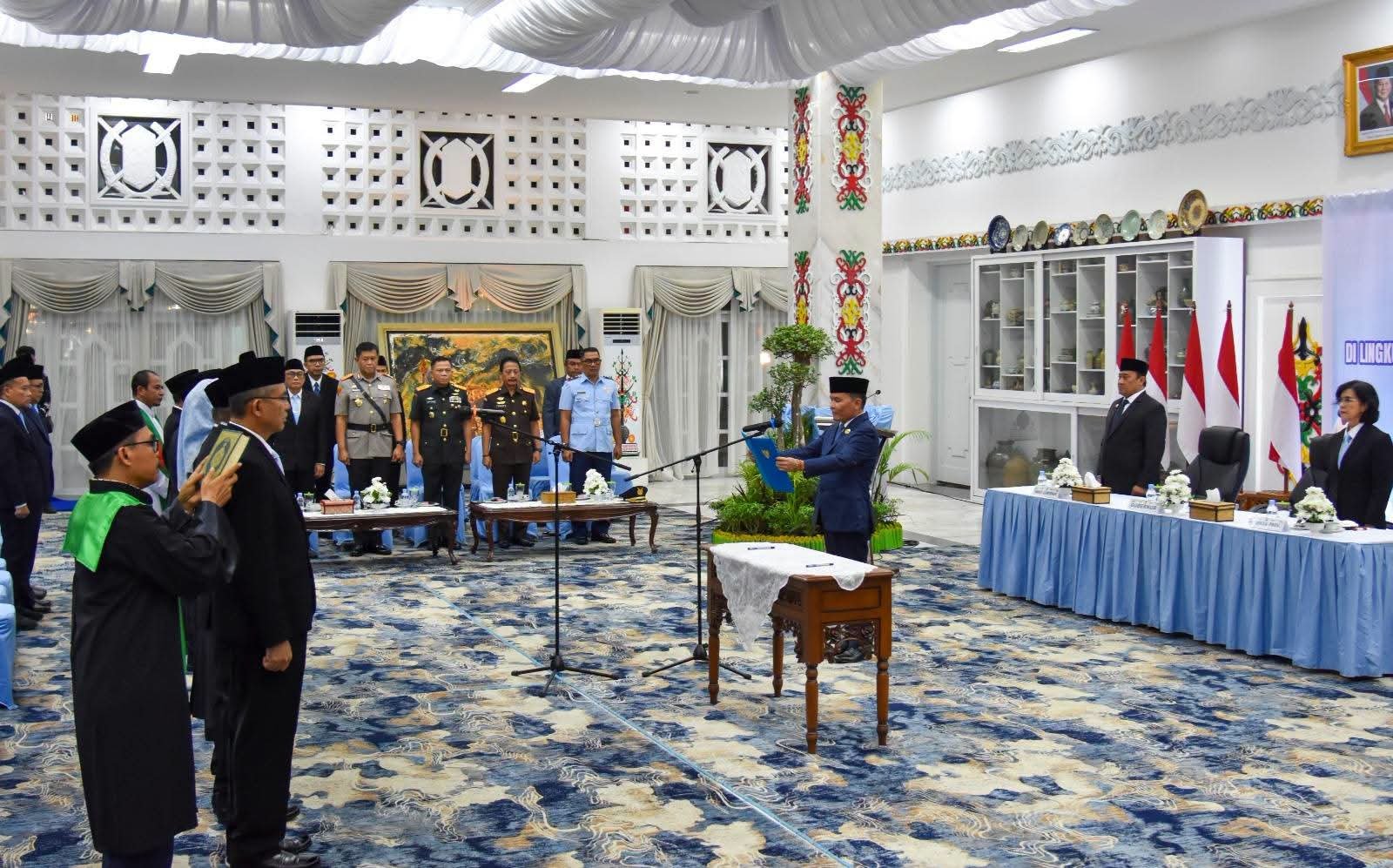 Sejumlah Pejabat Tinggi Pratama Dilantik, Gubernur Kalteng Tekankan Integritas dan Kinerja Profesional