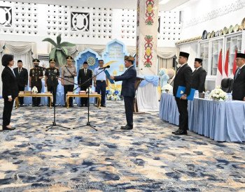Gubernur Kalteng Lantik Linae Victoria Aden sebagai Pj Sekda