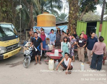 Pemprov Kalteng Terus Salurkan Bantuan Air Bersih