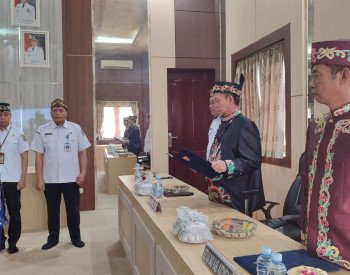 Damang Katingan Hulu Resmi Dilantik